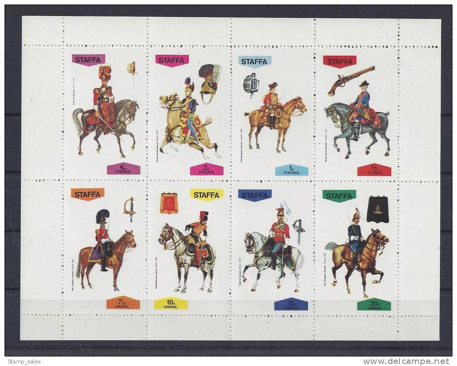 [807]STAFFA SCOTLAND MNH ** POSTFRIS ZM/TB ZONDER SCHARNIER - Caballos