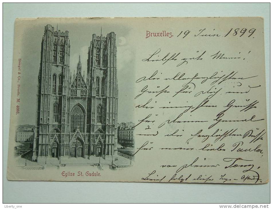 Eglise ST. GUDULE - Anno 1899 ( Zie Foto Voor Details ) !! - Other & Unclassified