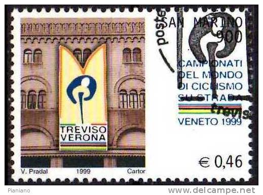 PIA - SMA - 1999 : Campionati Mondiali Di Ciclismo Su Strada "Veneto 1999" - (SAS 1675-76) - Used Stamps