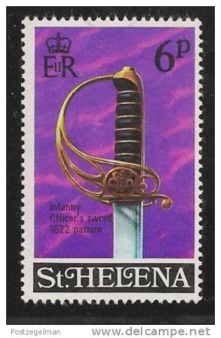 ST. HELENA 1971 Stamp Antique Weapons Used 252 (1 Value Only) - Isla Sta Helena