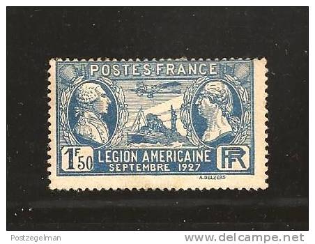 France 1927 Mint Hinged Stamp Visit American Legion Nrs. 224=225 (1 Value Only) - Ungebraucht