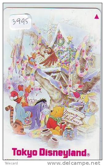 Télécarte DISNEY Japon (3329) Phonecard Japan * Telefonkarte Japan * 110-182032 * NOEL * CHRISTMAS  (3995 WINNI THE POOH - Disney