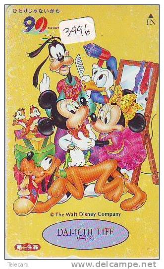 Télécarte DISNEY Japon (3996) Phonecard Japan * MICKEY &amp; GOOFY * Telefonkarte Japan * 110-131919 - Disney