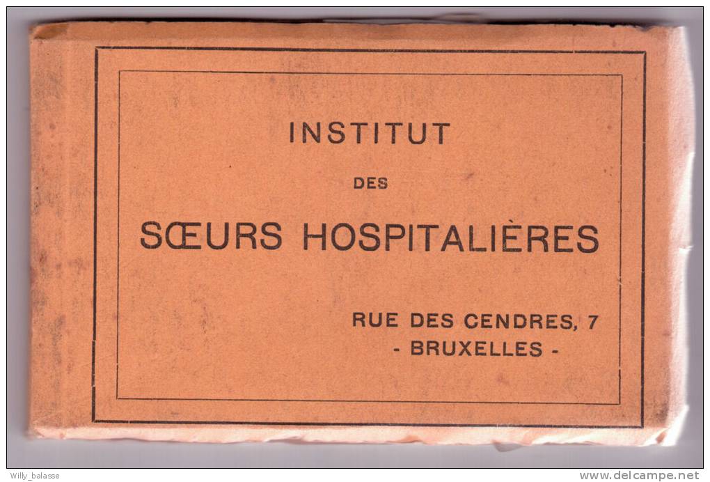 Institut Des Soeurs Hospitalières  Rue Des Cendres 7 Bruxelles. Carnet De 20 Cartes - Gezondheid, Ziekenhuizen