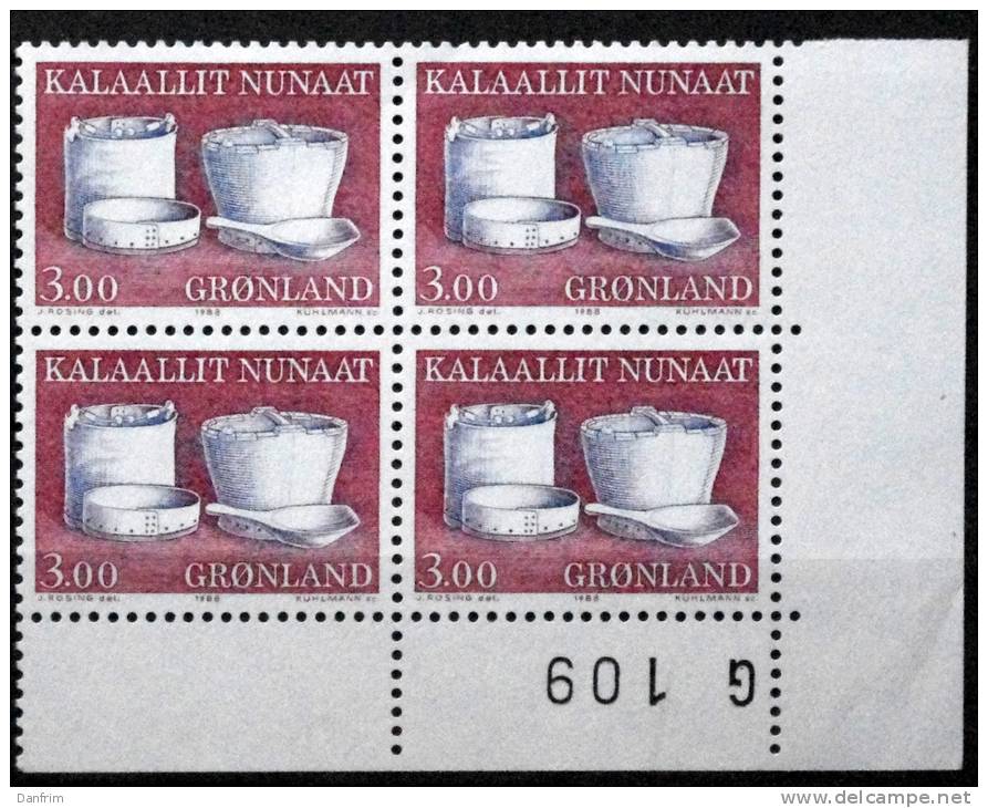 Greenland  1988    MiNr186-188  ( Lot Ks 199  ) MNH (**) - Ongebruikt