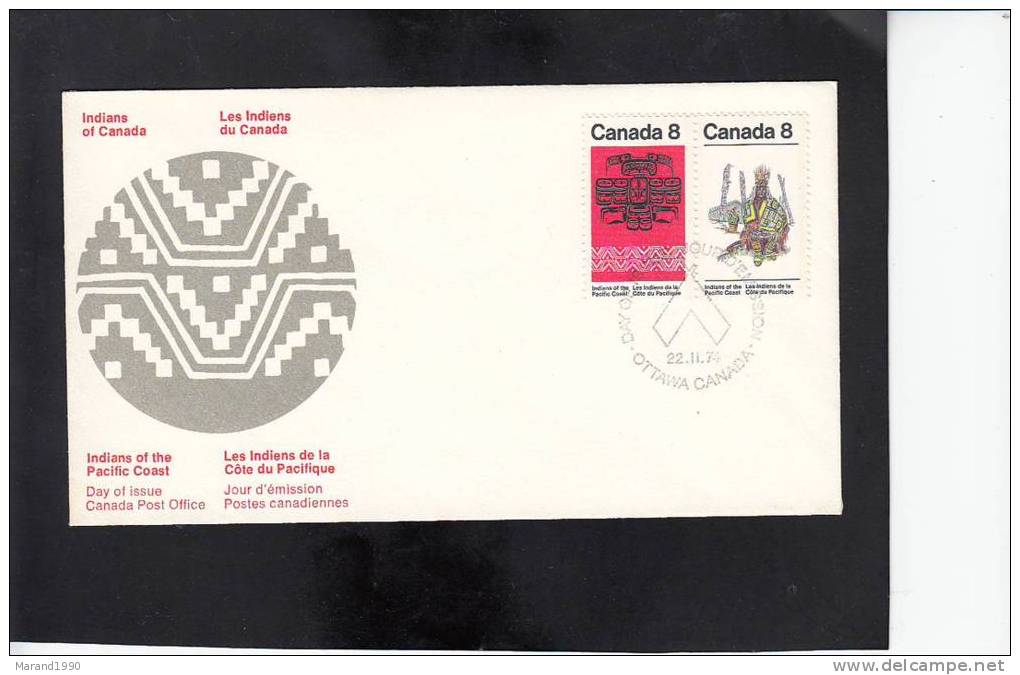 INDIANS, FDC ** - 1971-1980