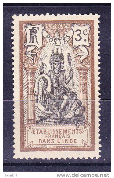 INDE N°27 Neuf Sans Gomme - Unused Stamps