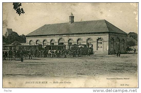 N°22106 -cpa Isigny Sur Mer -halle Aux Grains- - Autres & Non Classés