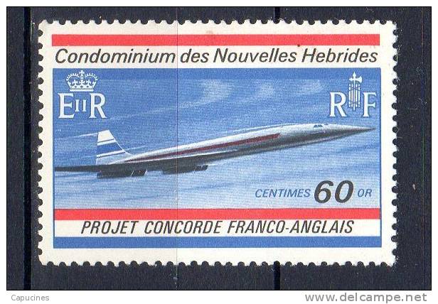 Nlles-HEBRIDES: 1968: Avion "Concorde" (N° 277**) - Neufs