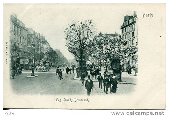 N°22142 -cpa Paris -les Grands Boulevards- - Autres & Non Classés