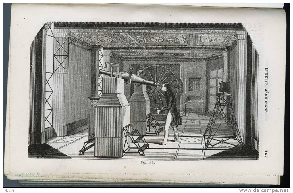 Cours Élémentaire D'Astronomie.- Par : Ch . DELAUNAY -   Corbeil  1860 -Officiel Pour L' Enseignement De La Cosmographie - Astronomia