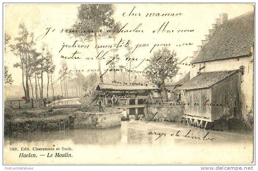 Haelen - Le Moulin - & Watermill - Halen