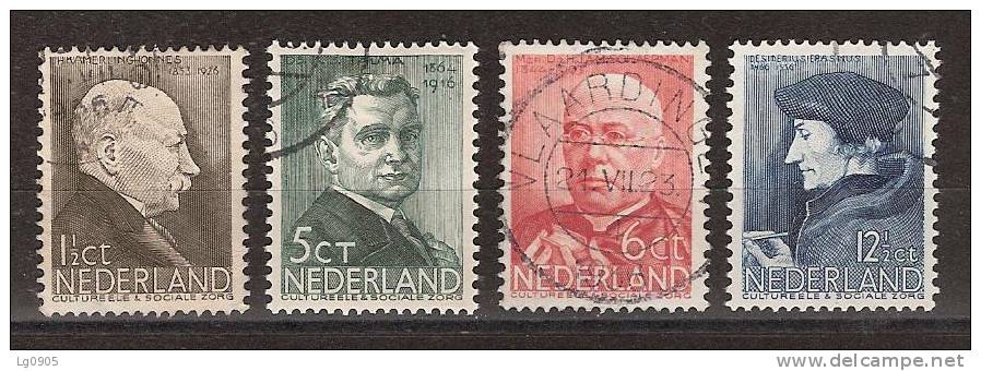 NVPH Nederland Netherlands Pays Bas 283,284,285,286 Used Zomerzegels Summer Stamps Timbres De L´ete Sellos De Verano - Used Stamps