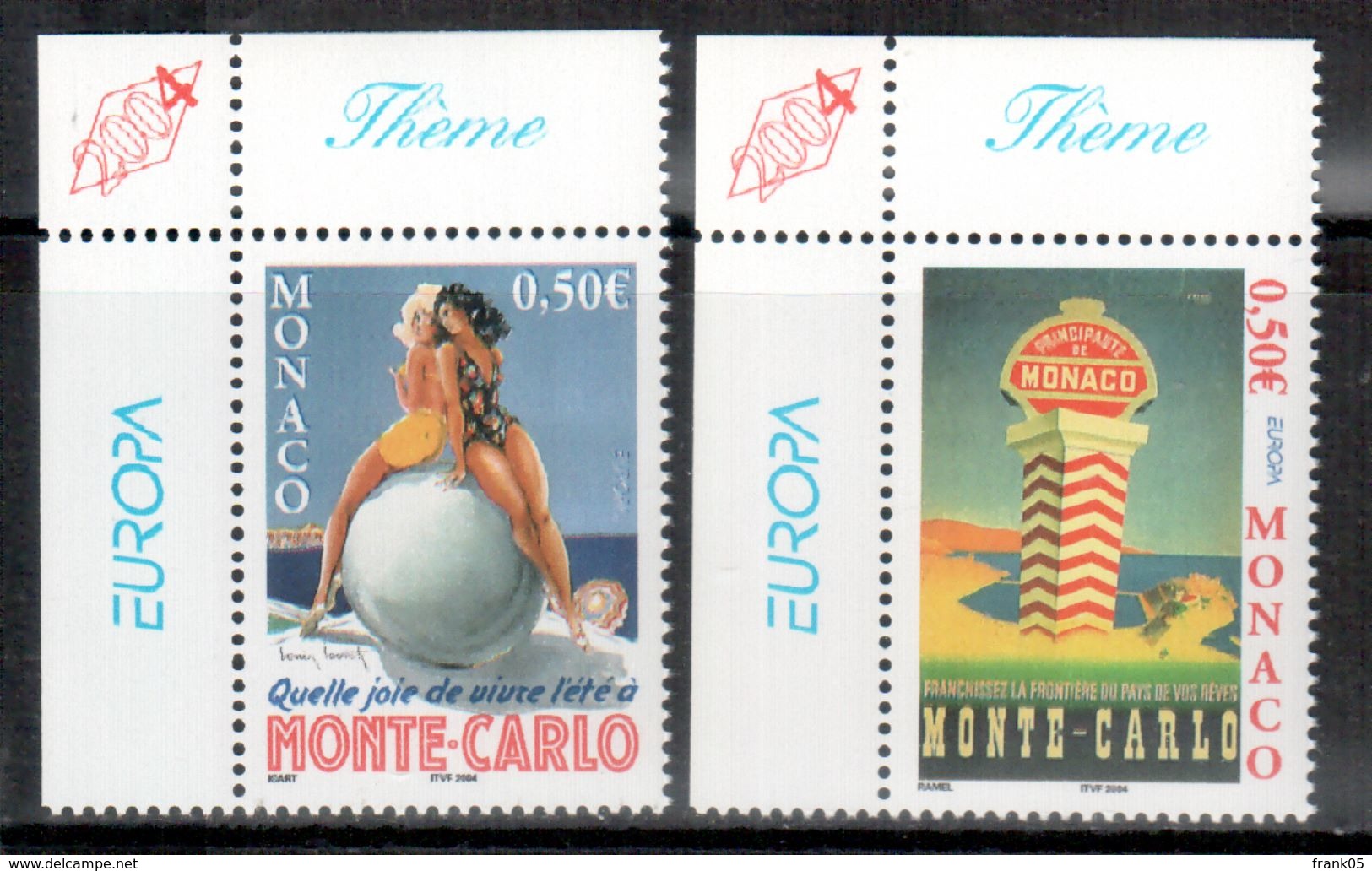 Monaco 2004 Satz/set EUROPA ** - 2004