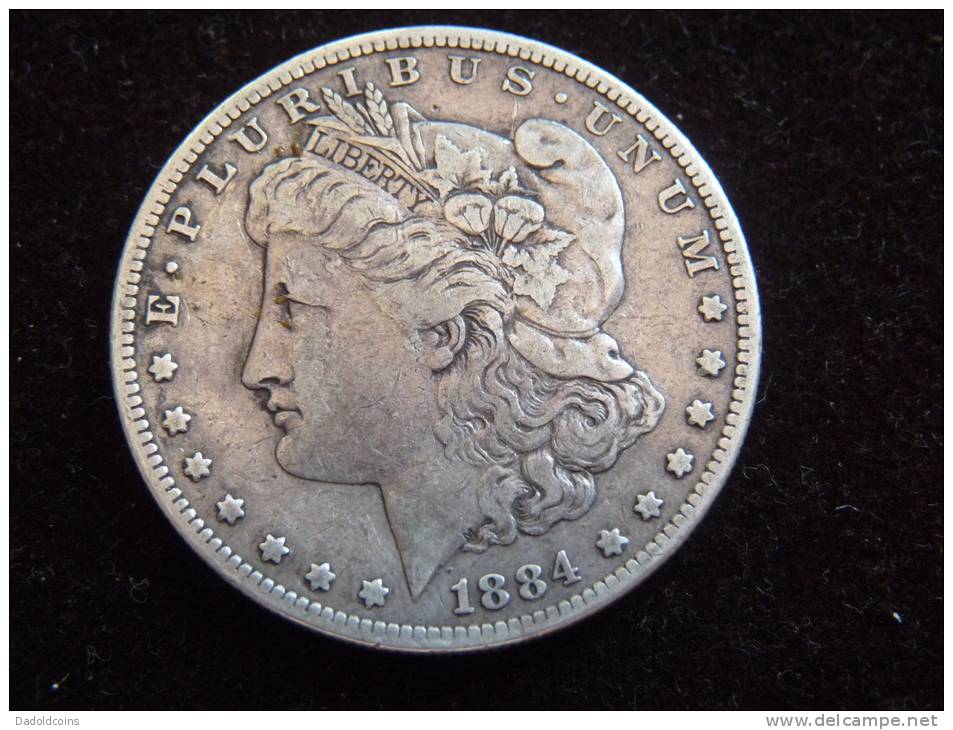 Estados Unidos United States 1 Dollar 1884 Morgan Silver Argent Plata 26,73g 0,900 .  V. Fotos - 1878-1921: Morgan