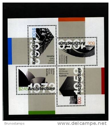 AUSTRALIA - 2007 ARCHITECTURE  MS MINT NH - Blocs - Feuillets