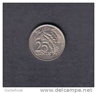 TRINIDAD &amp; TOBAGO   25  CENTS  1977 (KM # 32) - Trinidad & Tobago