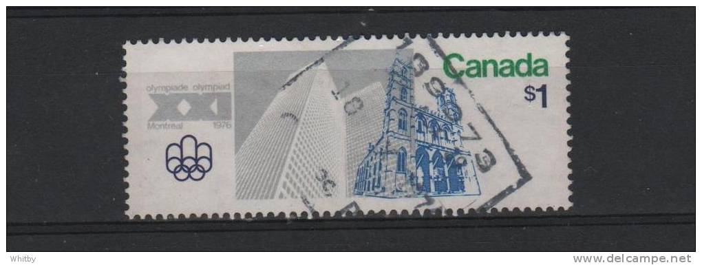 Canada 1976 $1 Notre Dame Church Issue #687 - Oblitérés