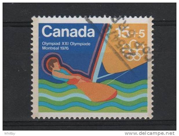 Canada 1975 15 + 5 Cent Olympic Sailing Semi Postal Issue #B6 - Used Stamps