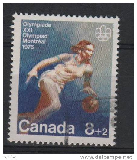 Canada 1976 8 + 2 Cent Olympic Basketball Semi Postal Issue #B10 - Oblitérés