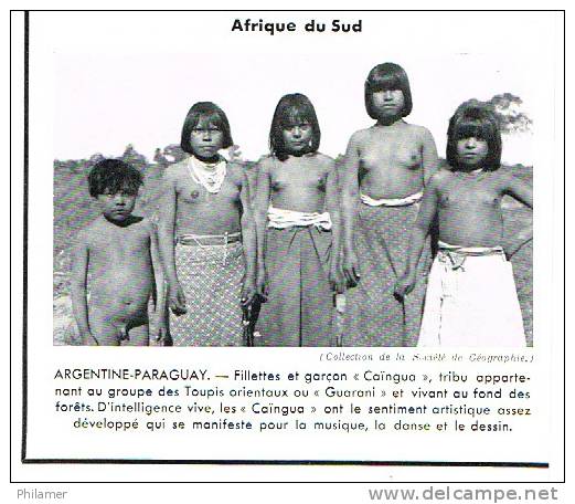 Photographie Photo Ext. Toutes Les Races. Beaute Corps Nu 1931 7x10 Femme Paraguay Caingua Toupi Guarani    TB - Autres & Non Classés
