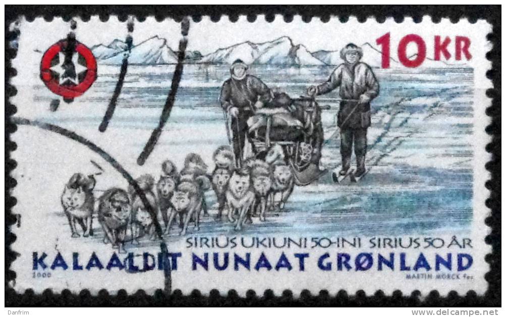 Greenland   2000   50 Years Of Sledge Patrol "Sirius"    MiNr.346  ( Lot L 881 ) - Usati