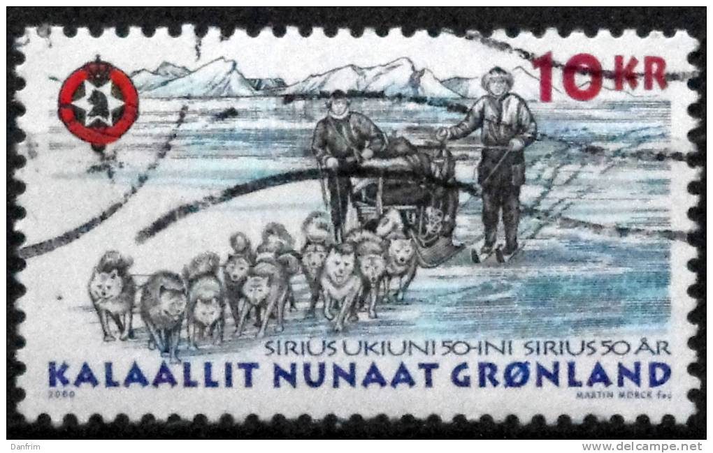 Greenland   2000 50 Years Of Sledge Patrol "Sirius"   MiNr.346  ( Lot L 883 ) - Usati