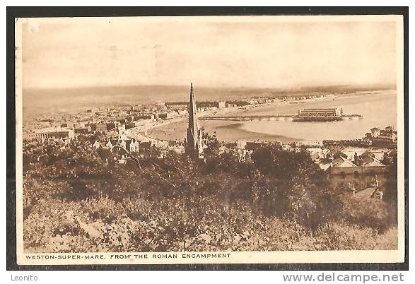 WESTON-SUPER-MARE From The Roman Encampment 1937 - Weston-Super-Mare