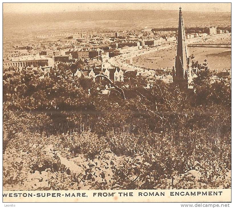 WESTON-SUPER-MARE From The Roman Encampment 1937 - Weston-Super-Mare