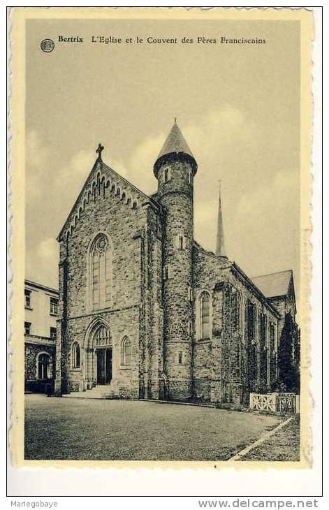 CPA Bertrix ALBERT église Et Couvent Pères Franciscains - Bertrix