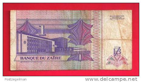 ZAIRE 1993,  Banknote,  Used VF,  1 New Zaire - Zaïre