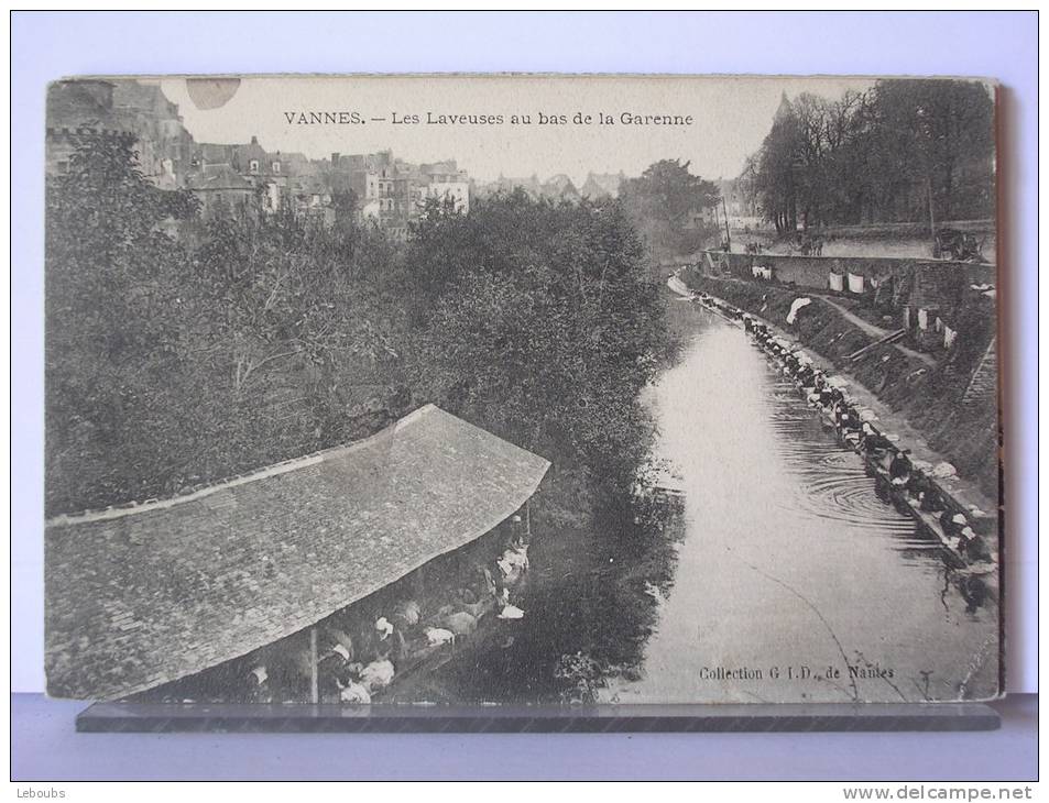 VANNES (56) - LES LAVEUSES AU BAS DE LA GARENNE - 1906 - Vannes