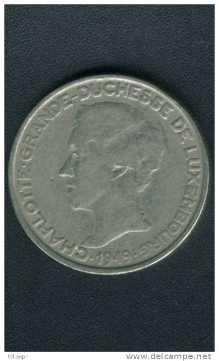 Pièce De Monnaie Luxembourgeoise De 5 Franc - Charlotte Grande Duchesse De Luxembourg - 1949 - Luxemburgo