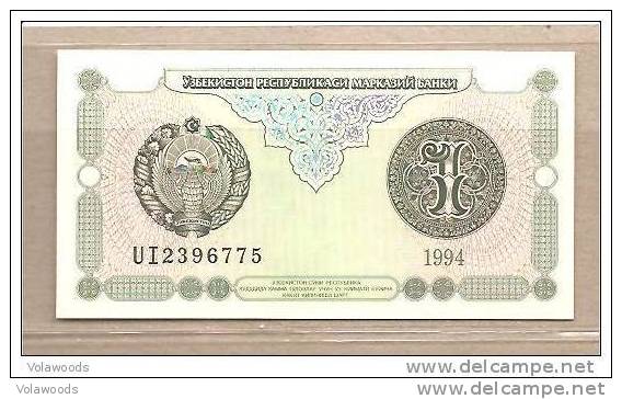 Uzbekistan - Banconota Non Circolata FdS UNC Da 1 Sum P-73a.2 - 1994 #19 - Uzbekistán