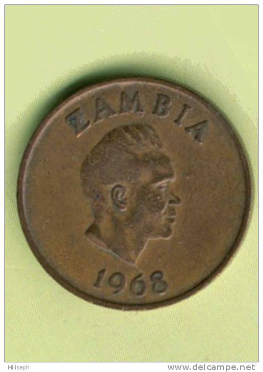 Pièce De Monnaie ZAMBIE - 2 Ngwee Zambia - Zambia