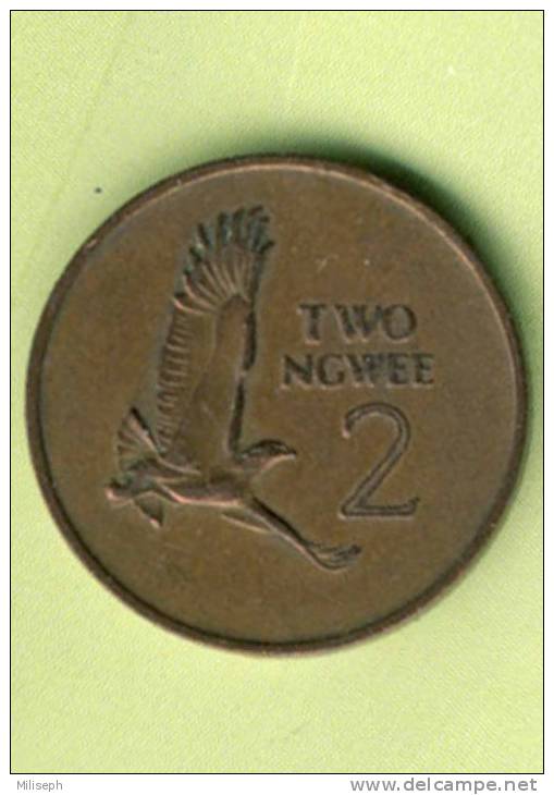 Pièce De Monnaie ZAMBIE - 2 Ngwee Zambia - Sambia