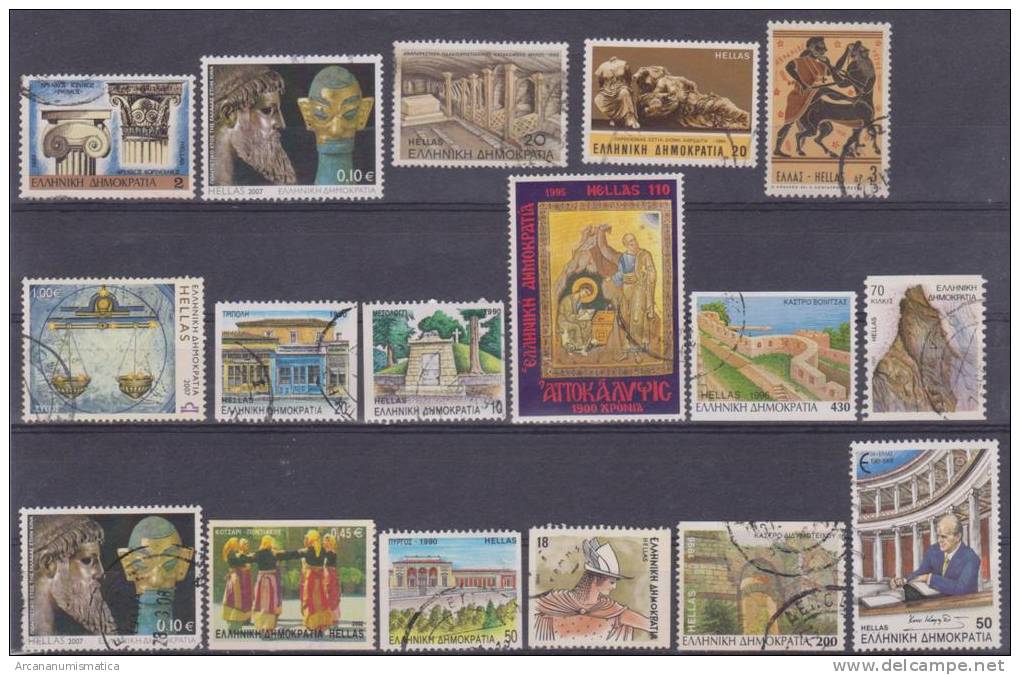 Lote De Sellos Usados / Lot Of Used Stamps  "GRECIA  GREECE"   S-1246 - Collezioni