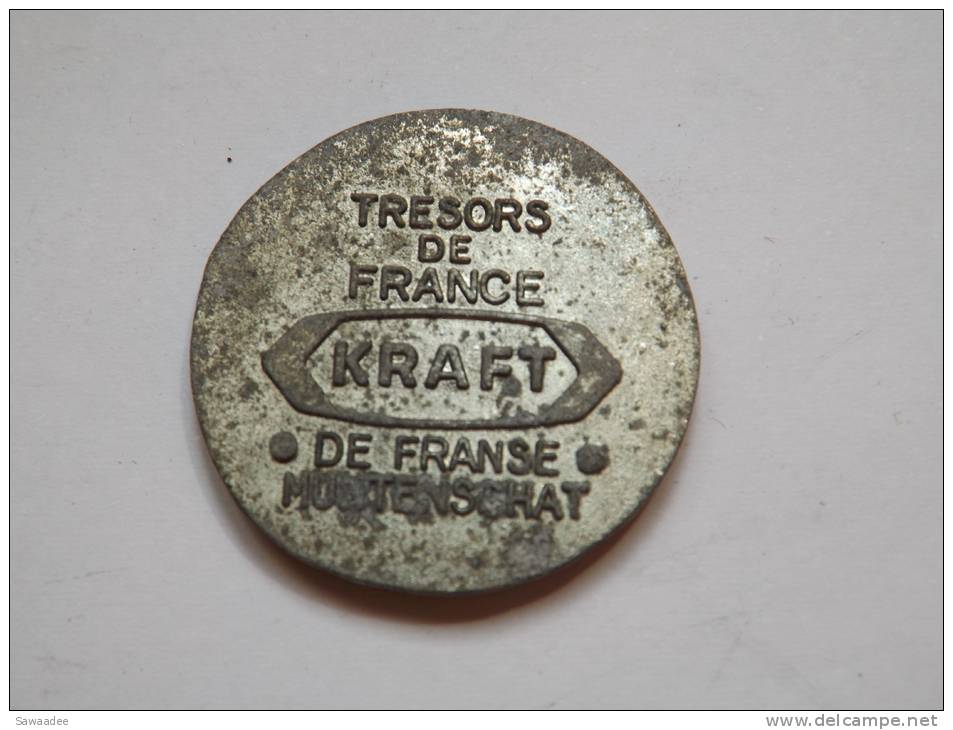 PIECE - FACTICE - TRESORS DE FRANCE - KRAFT - MUNTENSCHAT - HENRI IV - METAL - DIAMETRE 26 Mm - Errors & Oddities
