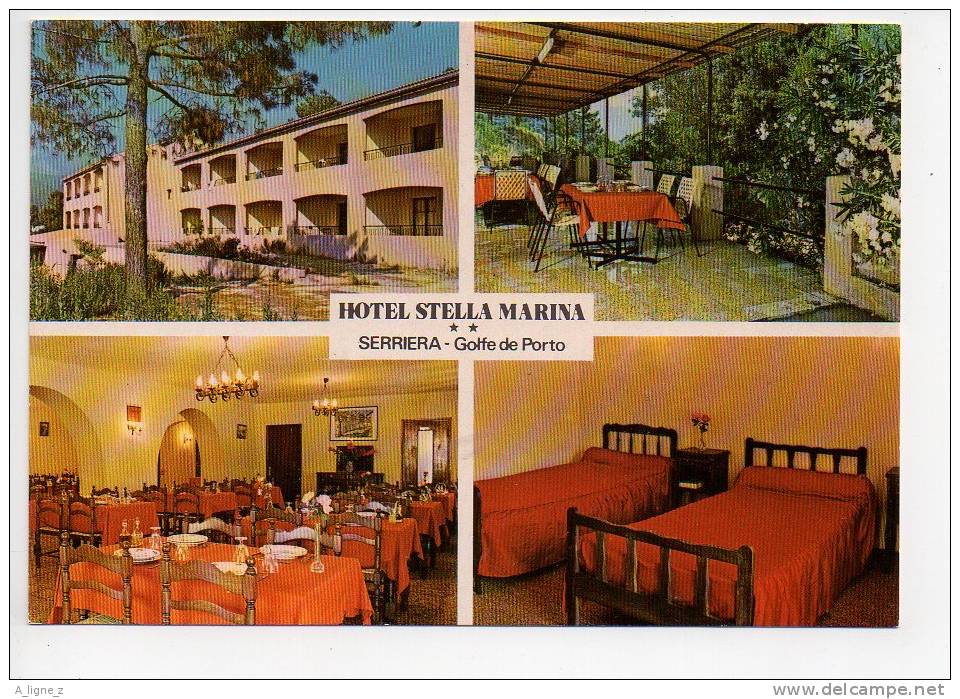 Ref 80 : CPSM SERRIERA PLAGE PORTO CORSE Hotel Stella Marina - Andere & Zonder Classificatie