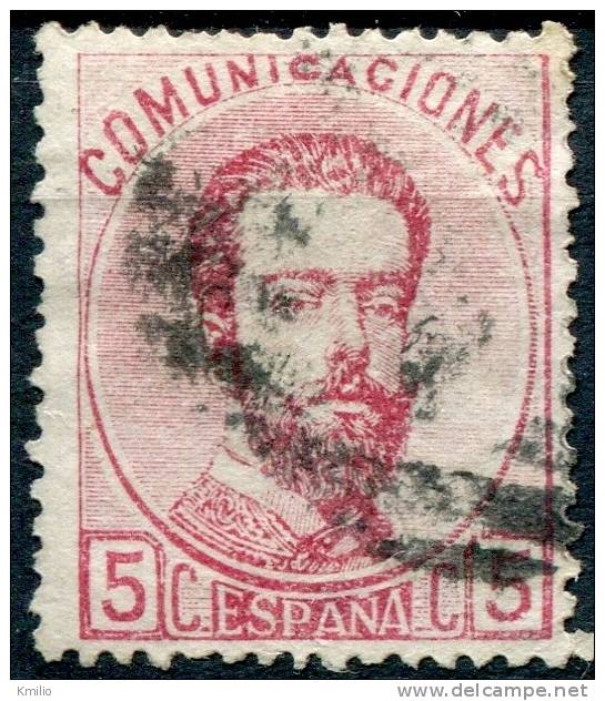 Ed 118 Amadeo 5 Céntimos Rosa De 1872 En Usado - Used Stamps