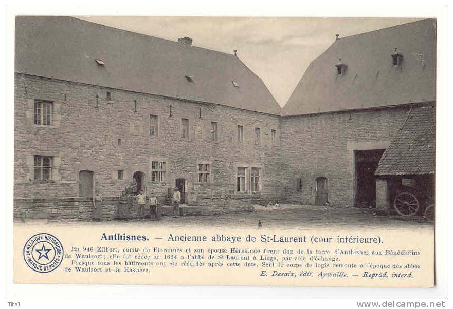 E667 - Anthisnes - Ancienne Abbaye De St-Laurent (cour Intérieure) - Anthisnes