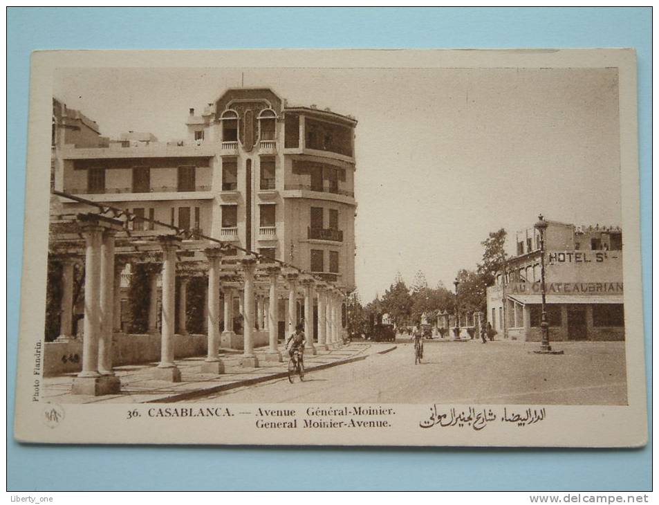 Avenue Général MOINIER / Anno 19?? ( Zie Foto Voor Details ) - Casablanca