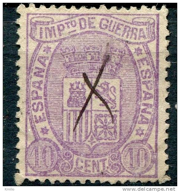 Ed 155 Escudo De España 10 Cts Violeta Usado - Used Stamps