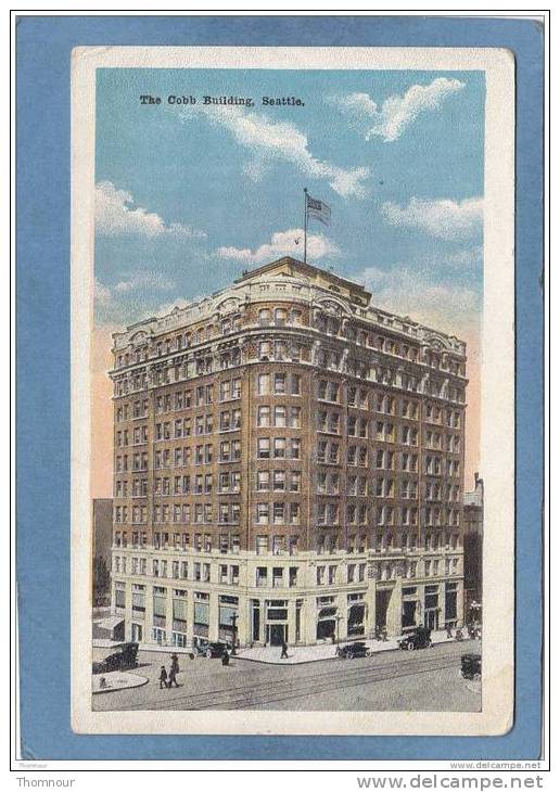 SEATTLE  -  The Cobb  Building   -  CARTE ANIMEE  - - Seattle