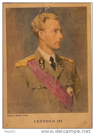 Leopold III- Portrait-cpm - Berühmte Personen