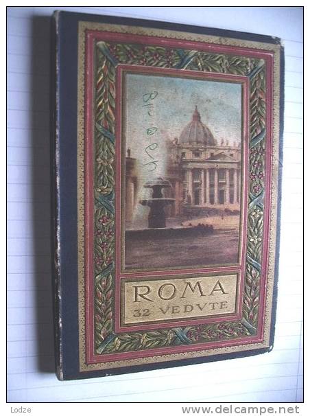 Italië Italia Italy Italien Lazio Roma Book With 32 Vedute Nice Photo´s - Andere & Zonder Classificatie
