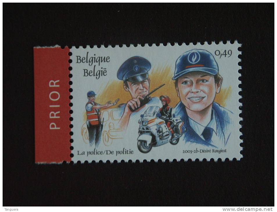 België Belgique Belgium 2003 La Police Politie Cob 3151 Yv 3144 MNH ** - Police - Gendarmerie