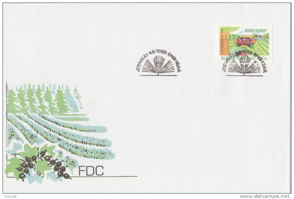 FINLAND 1992 FDC Agriculture. - FDC