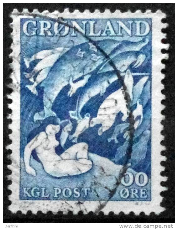 Greenland 1957  Legend.  MiNr.39  ( Lot L 917 ) - Oblitérés