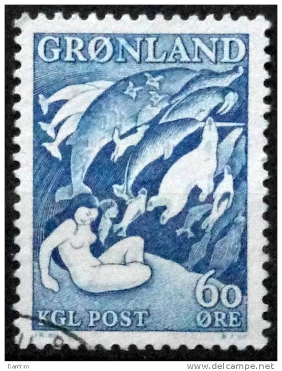 Greenland 1957  Legend.  MiNr.39   ( Lot L 919 ) - Oblitérés